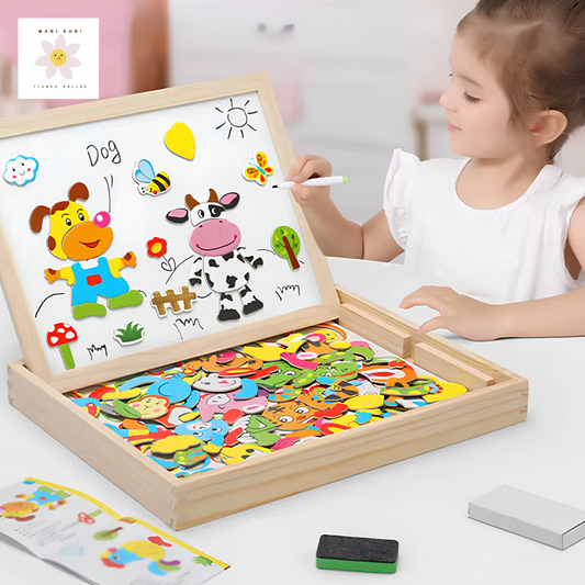 ✅Tablero Pizarra Magnética CREA Y JUEGA