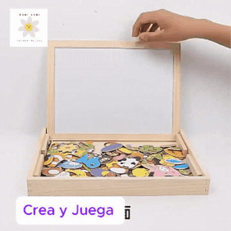 ✅Tablero Pizarra Magnética CREA Y JUEGA